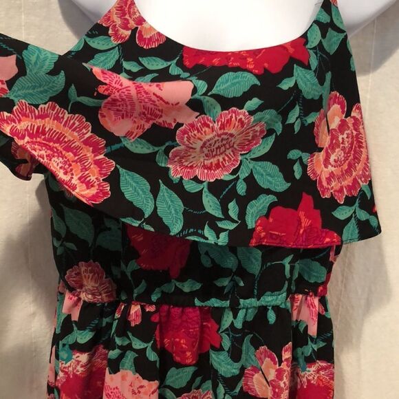 Elle Ruffle Floral Tank Top Dress size XL - Picture 3 of 12